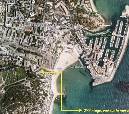 Apartament Face A Mer, Bormes-les-mimosas, De La Faviere Bormes-les-Mimosas